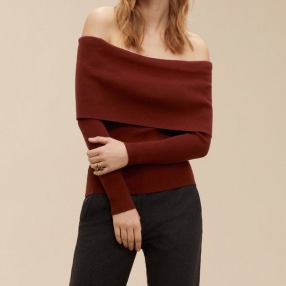 ARITZIA WILFRED | Croquis Off Shoulder Sweater - Picture 2 of 4